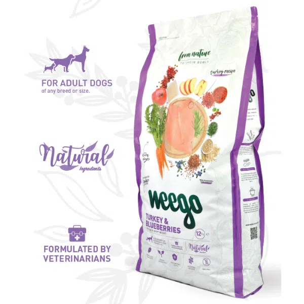 Ração Cão Weego Perú e Mirtilos