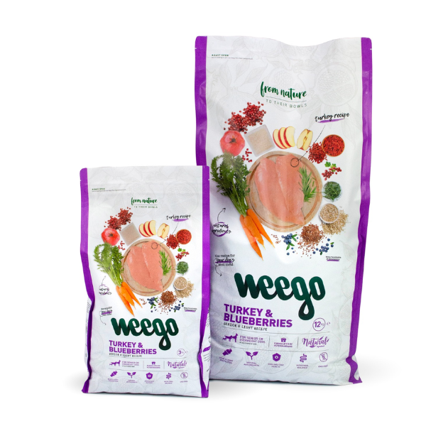 Ração Cão Weego Perú e Mirtilos
