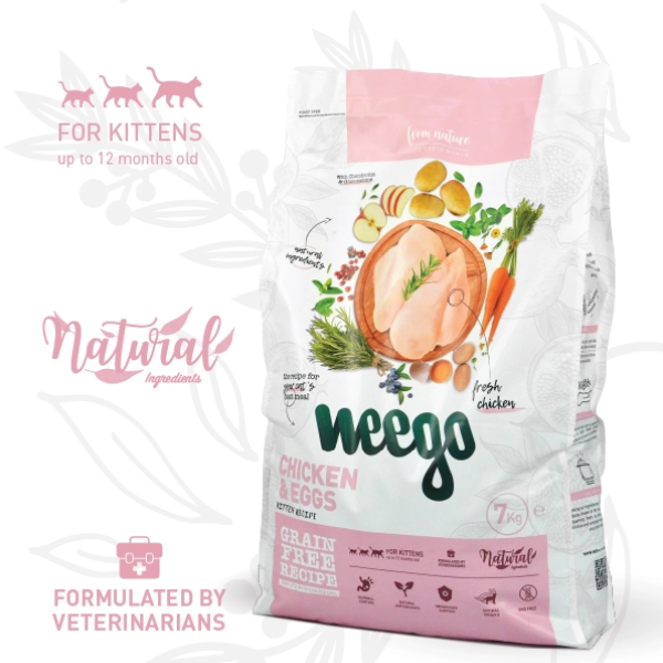 Ração Gato Júnior Weego Frango e Ovos