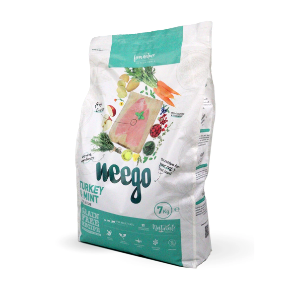 Ração Gato Weego Perú e Menta 7kg