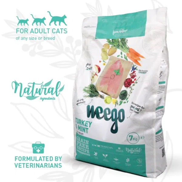 Ração Gato Weego Perú e Menta