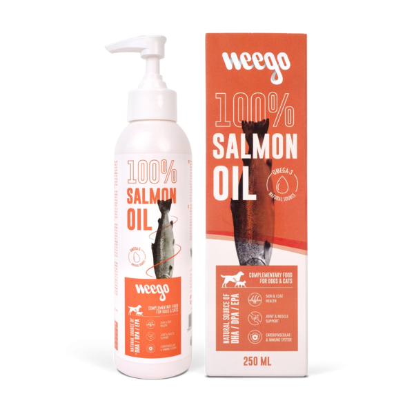 Weego Óleo de Salmão para cão e gato