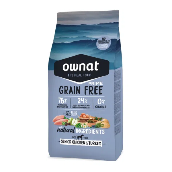 Ownat Grain Free Prime Cão Sénior