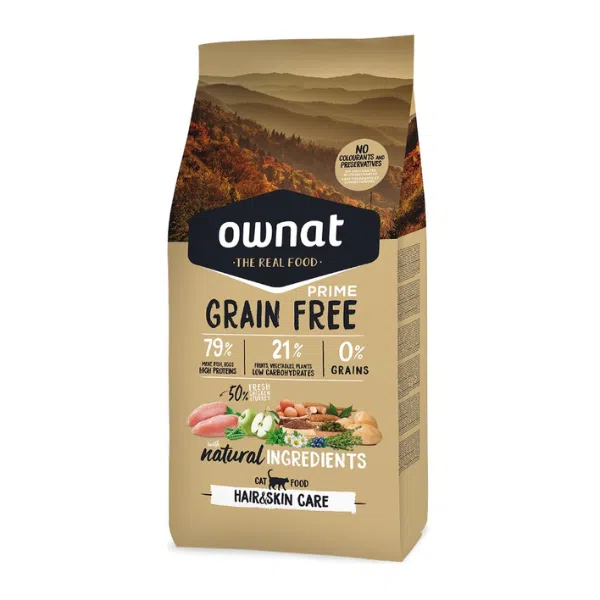 Ownat Grain Free Prime Gato Hair Skin