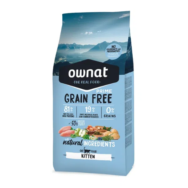 Ownat Grain Free Prime Kitten Ração Gato