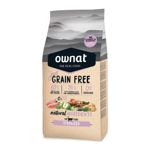 Ownat Just Grain Free Gato Esterilizado