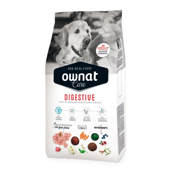 ração cão ownat care digestive