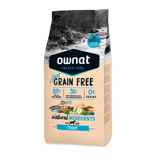 Ração Cão Ownat Just Grain Free Truta