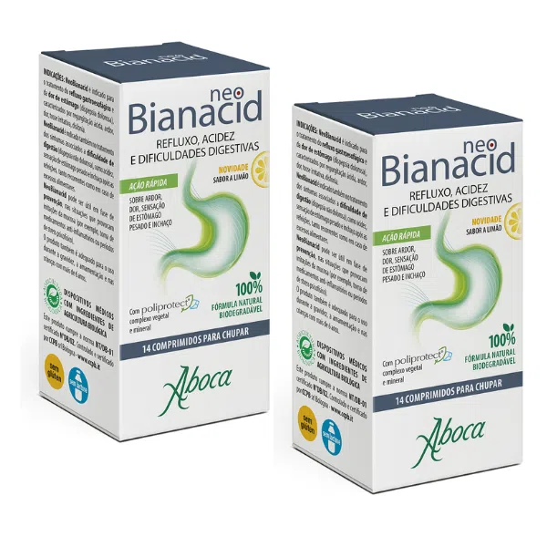 Neobianacid Comprimidos Sabor Limão Pack Económico