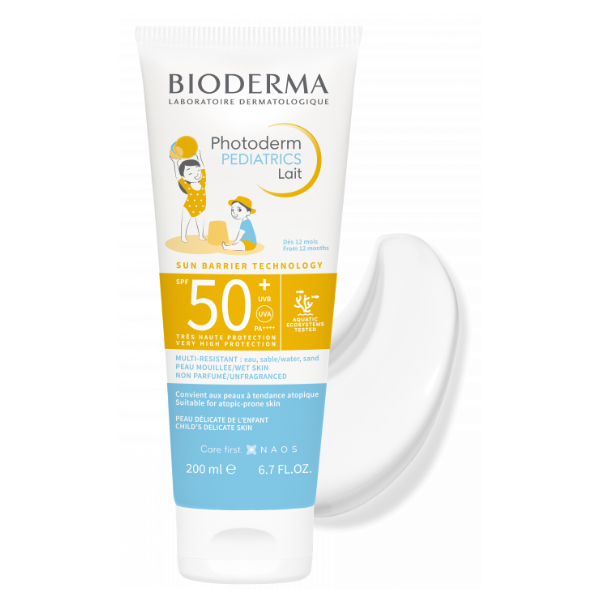 Photoderm Pediatrics Leite Corporal SPF50+ 200ml - Farmácia rodrigues Rocha