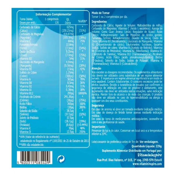 Bariatric Citrus 120 comprimidos