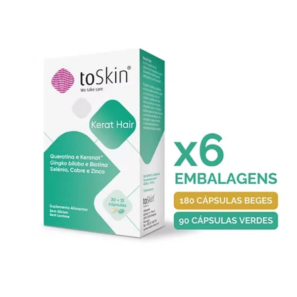 ToSkin Kerat Hair Pack Promocional 6x30 cap