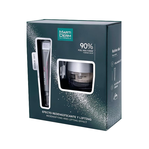 Martiderm Platinum GF Vital Age Pele Normal/Mista OFERTA Shot Collagen Lift - Farmácia Rodrigues Rocha