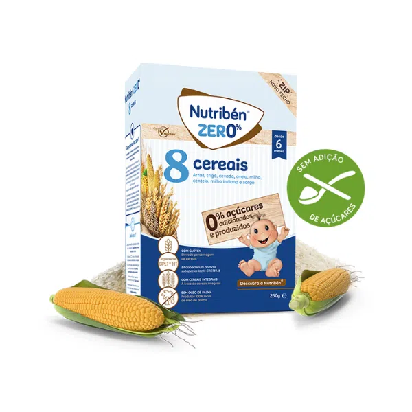 Nutriben Papa 8 Cereais Zero% - Farmácia Rodrigues Rocha