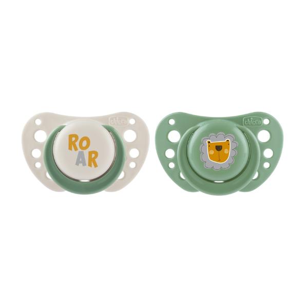 Chicco Chupetas Physio Air Silicone 2-6m Verde - Farmácia Rodrigues Rocha