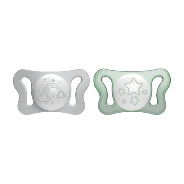 Chicco Chupetas Physio Micro verde luminoso - Farmácia Rodrigues Rocha