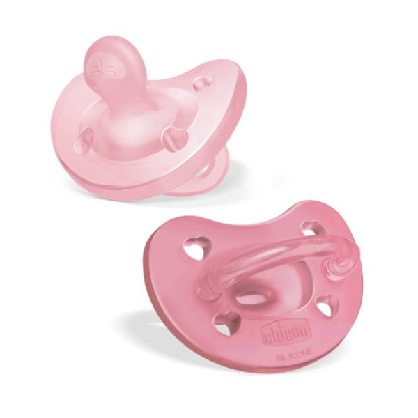 Chicco Chupetas Physio Soft 6-16M rosa - Farmácia Rodrigues Rocha