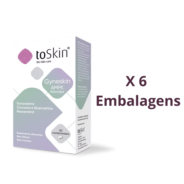 Gyneskin AMPK Ativador Pack 6 meses