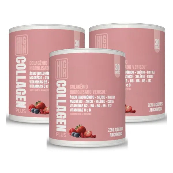 High Collagen Frutos Vermelhos Pack 3 – Farmácia Rodrigues Rocha