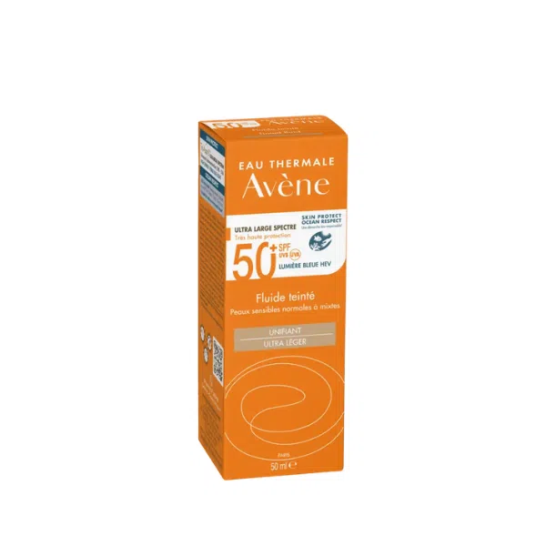 Avène Solar Fluido Com Cor SPF50+