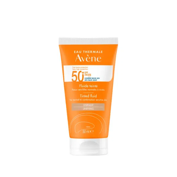 Avène Solar Fluido Com Cor SPF50 - Farmácia Rodrigues Rocha