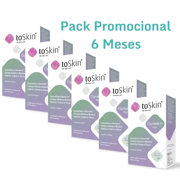 Gyneskin Hair ToSkin Pack Promocional 6x30 Capsulas
